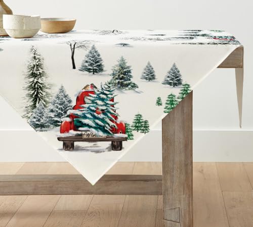 Artoid Mode Lastkraftwagen LKW Baum Weihnachten Tischdecke, Saisonnal...
