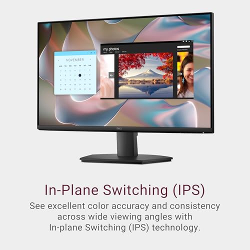 Dell 27 Monitor - SE2725HM - 27-inch Full HD (1920x1080) 16:9 100Hz Display, IPS Panel, 16.70 Million Colors, Anti-Glare, 1 HDMI / 1 VGA Port, TÜV Rheinland 3-Star*, Comfortview Plus - Black - Image 6