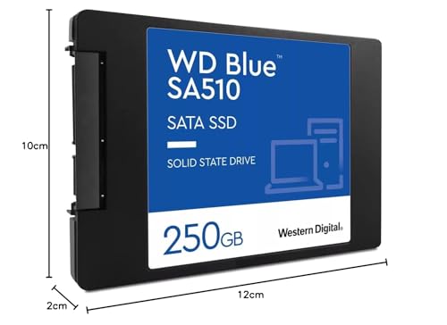 SSD WD 250GB BLUE 2.5" SATA3 Read:540MB/S-Write:500MB/S WDS250G3B0A