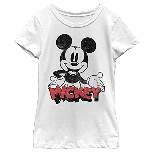 Disney Characters Oh Boy Girl's Solid Crew Tee