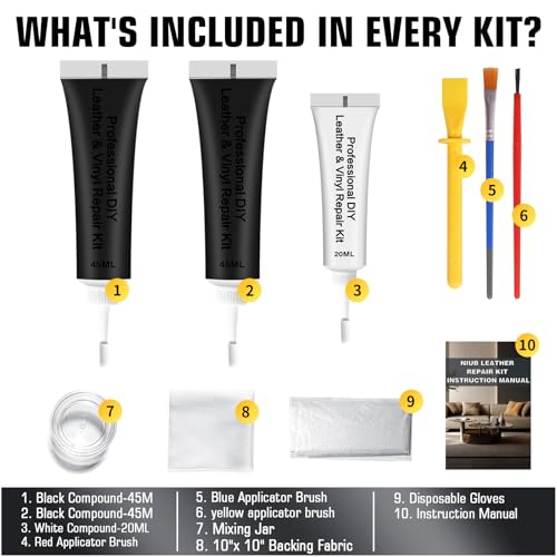 Niub US-LK1 Black Leather Repair Kit thumb #2