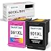 Produktbild SMARTOMI 901XL Druckerpatronen für HP 901 901XL für HP Officejet J4500 J4580 J4680 J4524 G510g G510n J4585 J4680 J4624 G510a J4540 J4560 J4600 J4640 (Schwarz, Farbe 2er-Pack)