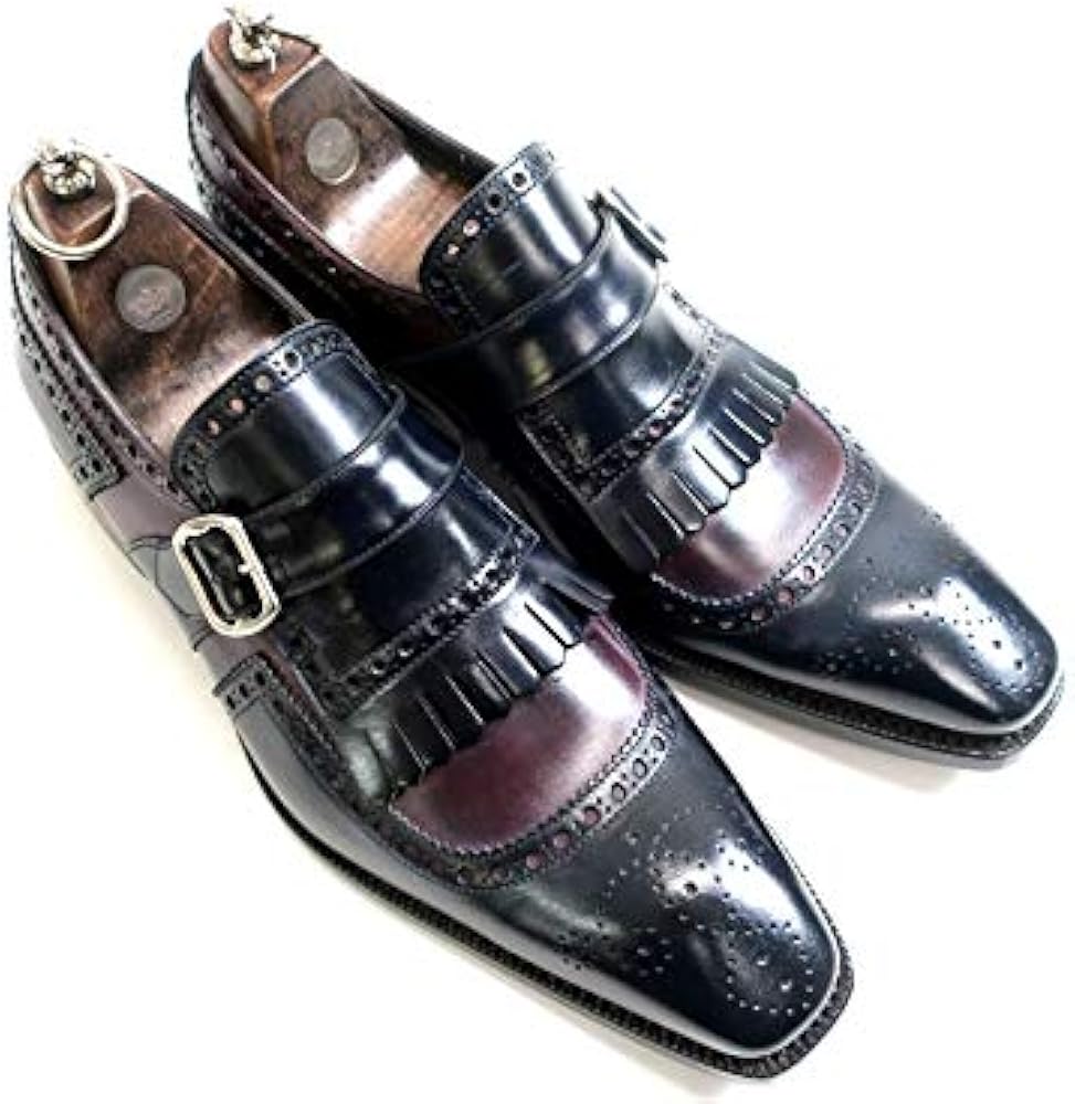 【希望者のみラッピング無料】HARRIS ダブルモンク サイズ42 イタリア製 未使用