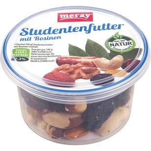 Meray Studentenfutter mit Rosinen, 24er Pack (24 x 100g)