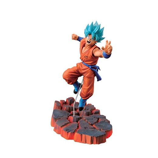 Banpresto Dragon Ball Z 3.9-Inch Super Saiyan God SS Son Goku Figure, Volume 1