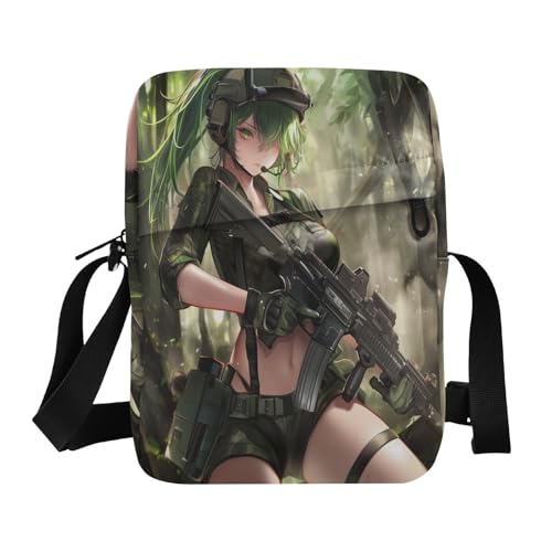 messenger bag shoulder bag men Cross Body Purses Adjustable Strap for Outdoor Daily Outdoor Daily- Army Camouflage