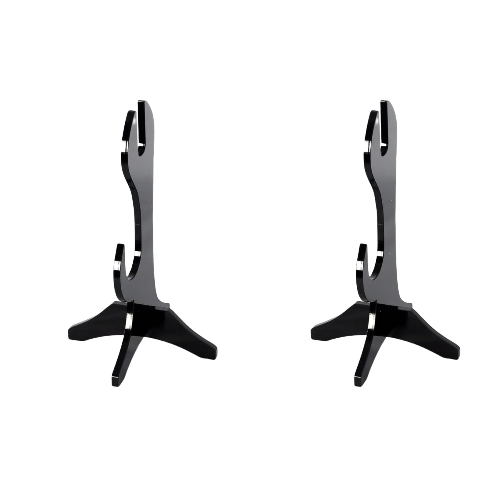 MICFENY Portable Sabers Swords Display Stand Functional Double Layer Swords Stand Holder Rack for Collectors and Giving