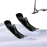 1 Pair Snow Scooter Conversion Kit - Snow Sled Ski Board Sleigh Accessories for Kids