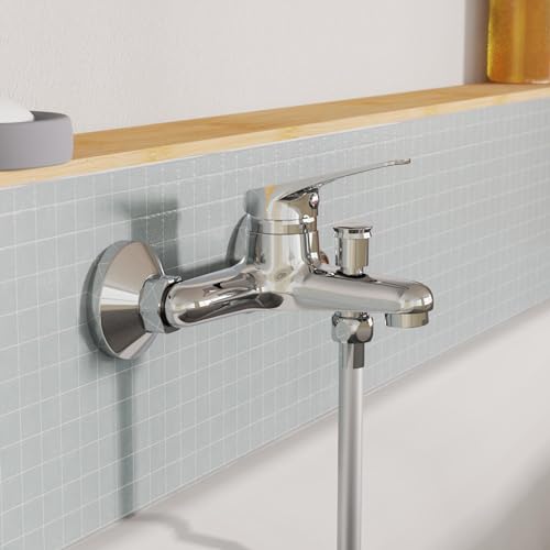 EISL Badewannenarmatur mit Einhebelmischer SPEED Chrom, Armatur für die Badewanne, Mischbatterie für die Badewanne in Chrom, NI023SCR