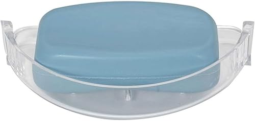 Miniatura 4 de Bandeja de 2 jaboneras empotrada para estante de ducha, soporte de repuesto para baño, agujeros autodrenantes, fácil de limpiar, soporte para jabón