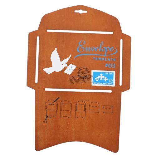 AUTSUPPL Envelop Maker Stencils Reusable Stencils Crafts Envelope Lettering Templates