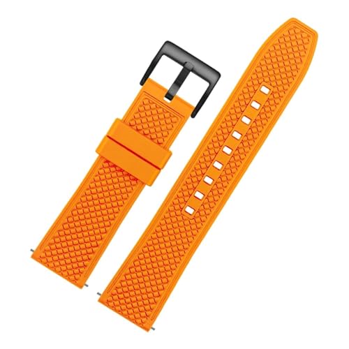 [���X] 20 �~�����[�g�� 22 �~�����[�g�����j�o�[�T���t�b�f Fit For Rubeer ���v�o���h Fit For R-olex Fit For T-issot �p�V���R�[���h���X�g���b�v�ʋC���̒j���Ə����̃A�N�Z�T���[(Orange-black