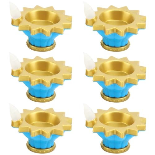 Velas LED sin llama seguras para decoración de Diwali sumergibles 12x