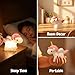 Unicorn Gifts for Girls, Glow in The Dark Blanket, Night Light Kit, Magical Unicorn Toys for Kids, Soft Blanket for Girls Ages 3 4 5 6 7 8 Years Old.