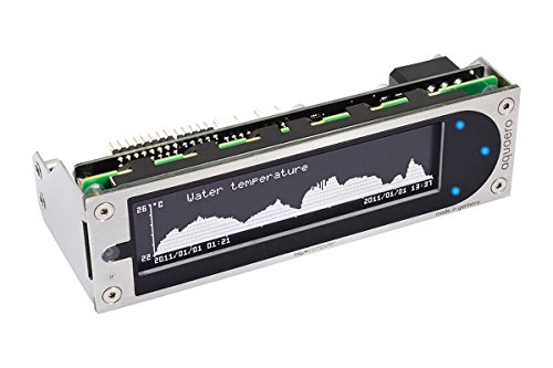 Aquacomputer Aquaero 6 XT USB Fan Controller with Blue Graphic LCD, Touch Control, and IR Remote Control