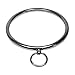 Mens-Shop24 Bondage Halsband Edelstahl Größenauswahl Unisex Sklavenspielzeug Fetisch Halsfessel Metall Halsreif Erotik Sexspielzeuge für Frauen & Männer (HB15) (Innen(Ø): 130 mm)