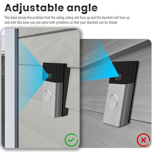 Plaque de réglage d'angle pour support de sonnette Ring Video Doorbell 2 3 Plus - 8