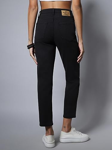 Image of HIGH Star Women's Straight Fit Mid Rise Jeans