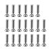 AUTOKAY Wheel Lug Stud 90942-02049 20Pcs for Toyota 4Runner Scion tC for Lexus GX460 GX470 for Nova Prizm CT200h ES250 ES300 ES330 GS400 GS430 IS300 RX300 for RX400h Vibe iM iQ tC xA xD Avalon Camry
