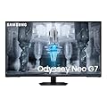 SAMSUNG 43" Odyssey Neo G7 Series 4K UHD Smart Gaming Monitor, 144Hz, 1ms, VESA Display HDR600, Quantum Matrix Technology, AMD FreeSync Premium Pro, LS43CG702NNXZA, Black