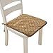 NIL Sedile Sedie Cuscini for La Cucina Casa Chair Traspirante Cuscini di Seduta for Pranzo Sedie for Sala (Color : Khaki, Size : 50cm*50cm)