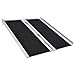 GoplusĀ® Multi-Fold Aluminum 3' Non-Skid Wheelchair Ramp Mobility Scooter Mobility Ramp (3' x 30")