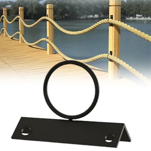 Support de corde de fixation mural solide : kit de 4 supports de quai et pont