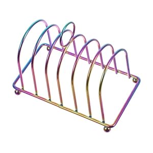 OUNONA Toastständer Edelstahl Brothalter Küchenregal