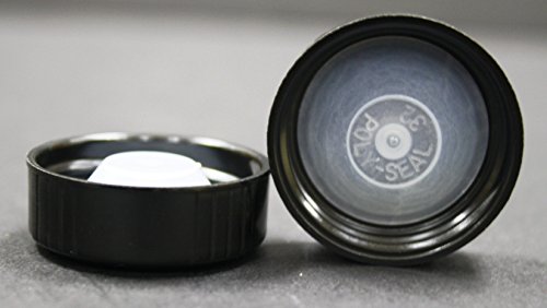 Berry - CPP028-28/400 Black Phenolic Plastic Cap, Foam Lined, 144 per package