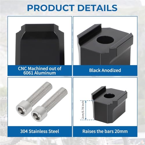 Moto Pontet Réhausseur Guidon 20/30 mm pour Sur Ron Ultra Bee 2023