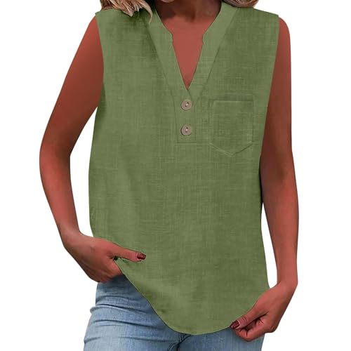 Cocila Camisa informal de mujer con botones sueltos, cuello y mangas color liso Camiseta Encaje Blusas De Tirantes Body Mujer Elegante Plus Size Cami Tops Rockera Sexy Womens Tunic Uk Talla