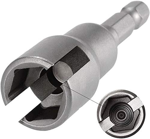 PAGOW Power Wing Nut Driver Set, Wing Nut Drill Bit Socket Wrench Tool Set, 1/4" Hex Shank for Panel Nuts, Screws Eye, C Hook Bolt, Q-Hanger