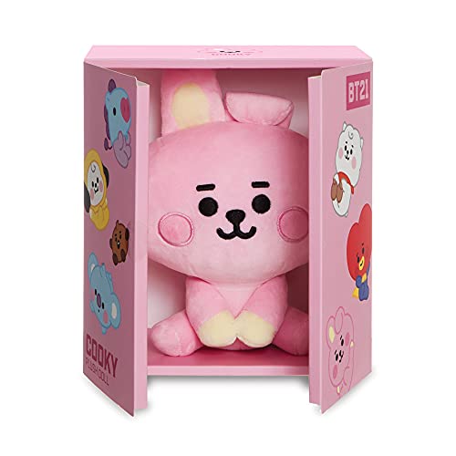 AURORA, 61366, BT21 Merchandise, Baby Cooky Sitting Doll 8 Inches, Soft Toy, Pink - Image 6