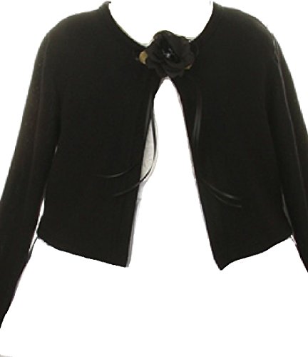 Little Girls Faux Cashmere Sweater Flower Girl Bolero Jacket Cover 2-123