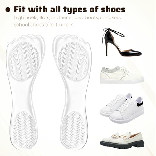 2 pares de plantillas de gel para zapatos de mujer miniatura 5