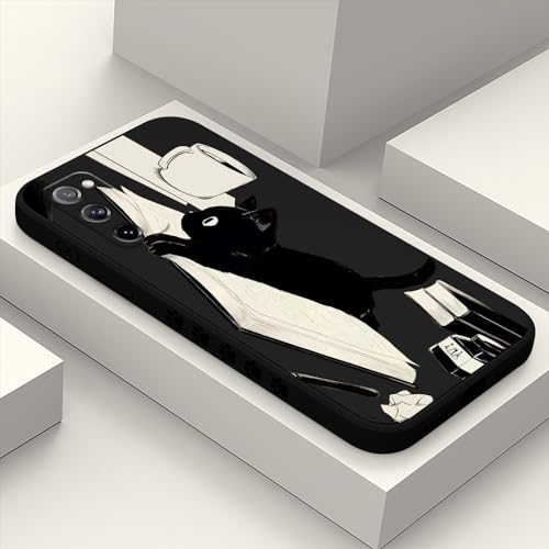 Coque Samsung Galaxy S20 FE LEECG - Motif chat noir floral créatif et fine protection 6,5 pouces