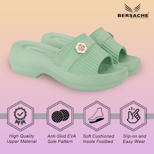 Image of BERSACHE Extra Soft Classic Casual CHAPPAL with Regular wear with Ultra Soft & Flexibility Technology Slippers for Women 's