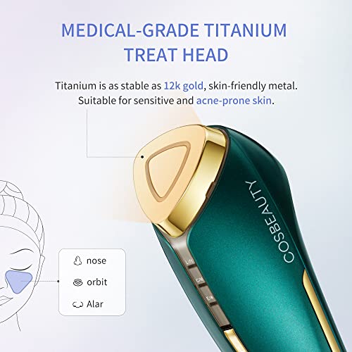 Cosbeauty 6 In 1 Facial Massager Tightening Refreshing Skin Anti Aging Device Lifting Firming Wrinkles Skin Care Face Machine With Waterproof, Wireless Charging (Green) #TOP7