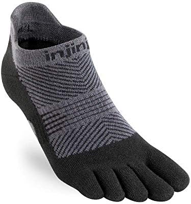 Injinji Women's Run Lightweight No-Show Toe Socks