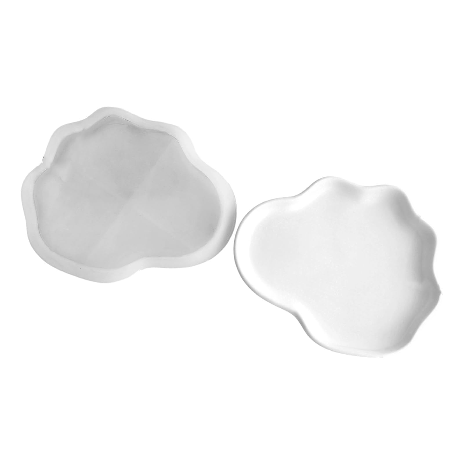 NVOQILIN Cloud Shape Plate Silicone Molds for Making Soap Chocolate Jewelry Tray Gypsum Decoration and Resin Casting Cloud Tray Rosin Cast