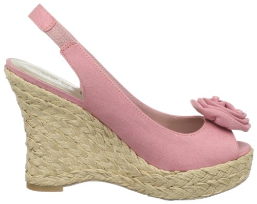 Image of Moda Spana Women's Hide Slingback Espadrille,Blush Cotton Voile,11 M US