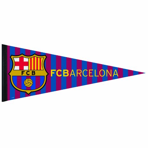 INT'L SOCCER FC Barcelona Premium Quality Pennant, 12 x 30-Inch