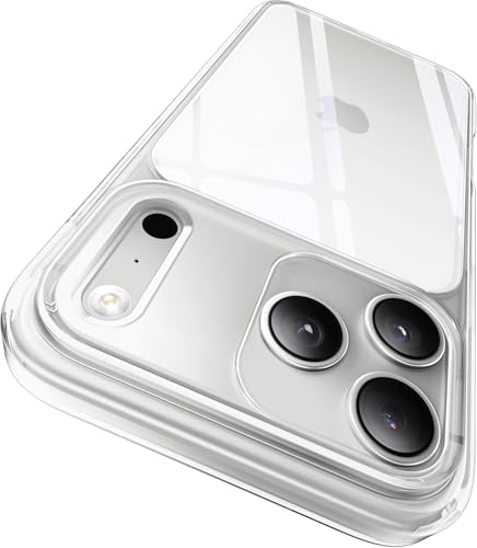 Image of REALCASE Stylish Silicone Back Cover Case for iPhone 17 Pro | Scratch Resistant Protective Crystal Clear Transparent Shock Proof Bumper Back Cover Case for iPhone 17 Pro