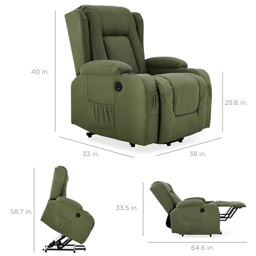 best choice products electric power lift recliner massage chair