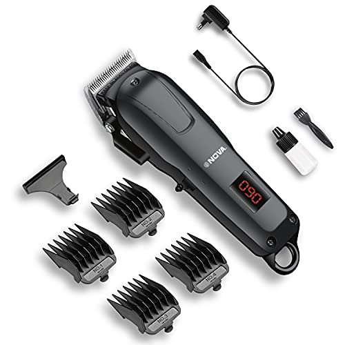 Nova Men Nht 1083 Proffesional Hair Clipper (Black)
