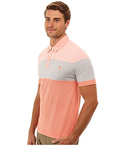 Original Penguin Men's Three-Stripe Color-Block Polo Shirt