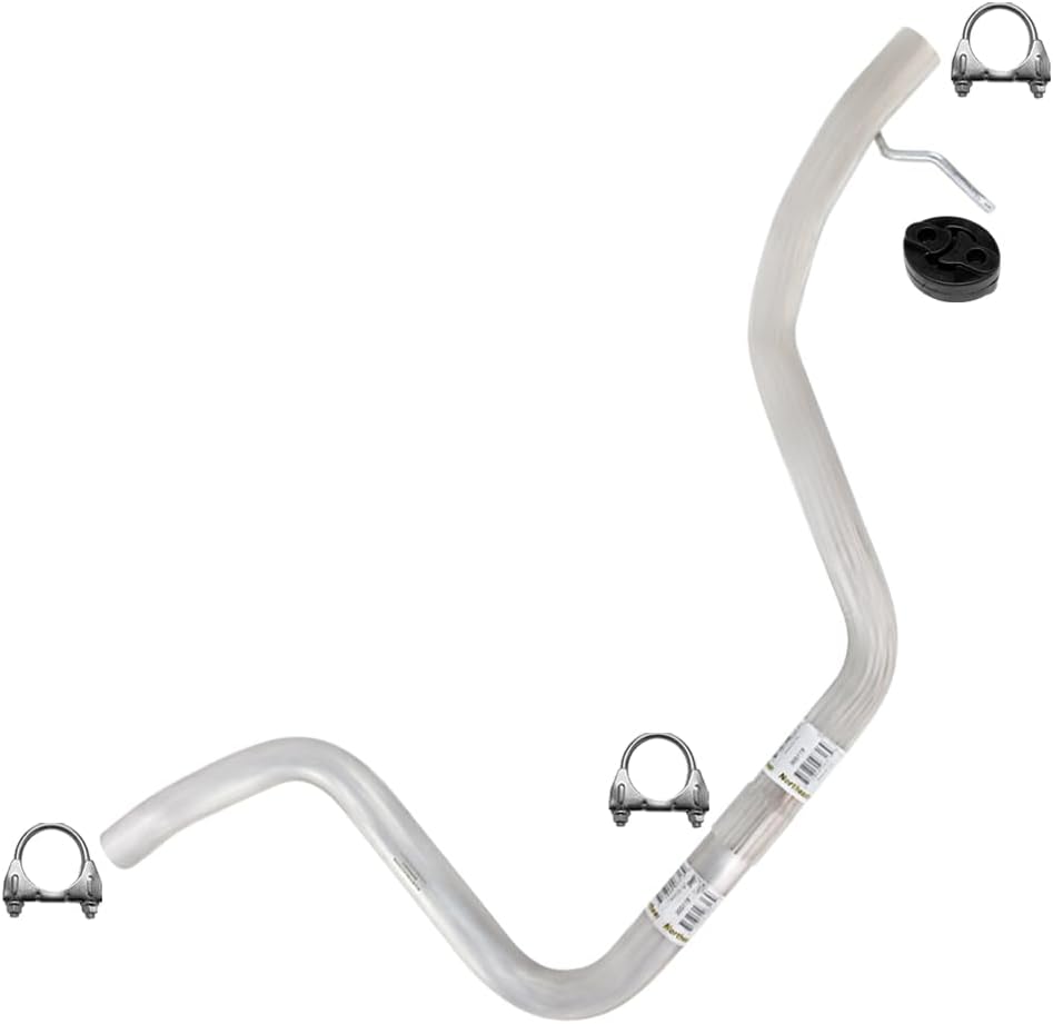 Exhaust Intermediate Pipe Compatible for 2008-2012 Chevy Malibu 2.4L | Stainless Steel | Northeastern Exhaust | Free Clamps and Hanger Included | Automotive Replacement Part | Direct-Fit