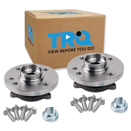 Image of TRQ Front Left and Right Wheel Bearing and Hub Assembly Set 2 Piece for 2007-2013 Mini Cooper 2014-2015 Cooper Coupe 2014-2015 Convertible