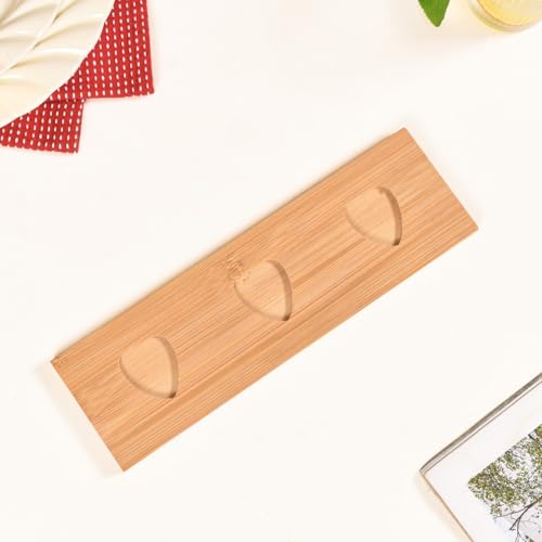 Image of Nestasia Leaf-Shaped Ceramic Dip Bowls Set with Bamboo Serving Tray 50ml | Eco-Friendly, Microwave and Dishwasher Safe | Perfect for Dips, Sauces, Nuts, Candies, Treats and Gifting