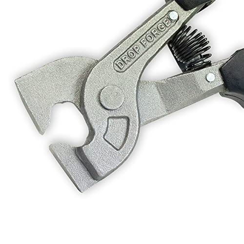 TILER 2 Piece Glass Tile Nippers Set - Heavy Duty Wheeled Glass Mosaic Nipper & Hd Ceramic Tile Nipper, Tile Cutter Pliers Soft-grip Handle - Shapping Plier,Stone, Metal - Thumbnail 6
